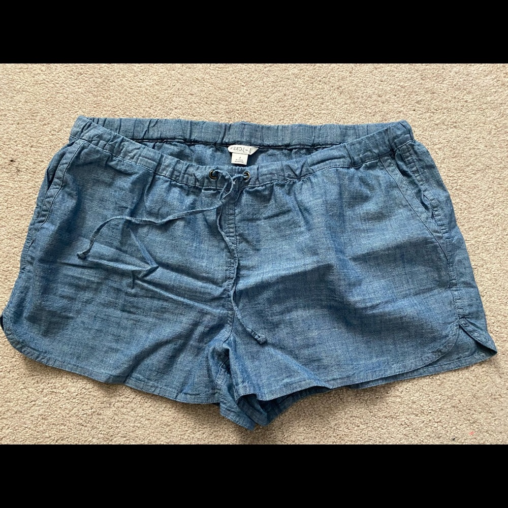 J crew chambray shorts